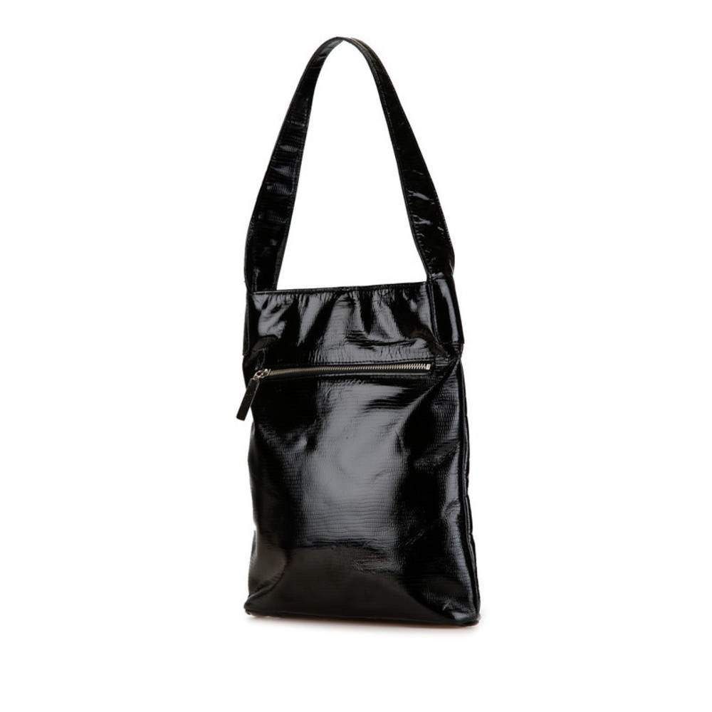 Givenchy Python Embossed One Shoulder Bag Black E… - image 2